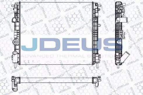 Jdeus RA0230660 - Радіатор, охолодження двигуна autocars.com.ua