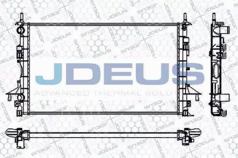 Jdeus RA0230680 - Радіатор, охолодження двигуна autocars.com.ua