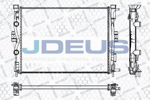 Jdeus RA0230700 - Радіатор, охолодження двигуна autocars.com.ua