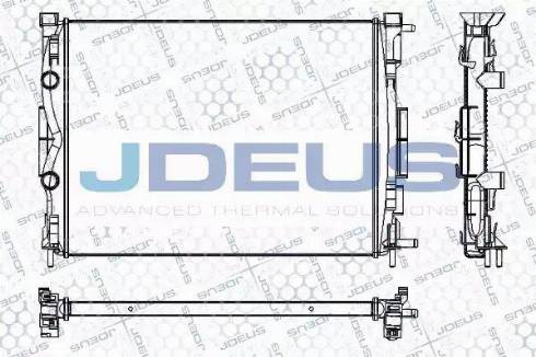 Jdeus RA0230720 - Радіатор, охолодження двигуна autocars.com.ua
