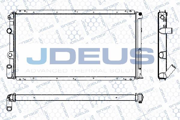 Jdeus RA0230740 - Радіатор, охолодження двигуна autocars.com.ua