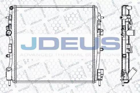 Jdeus RA0230860 - Радиатор, охлаждение двигателя autodnr.net