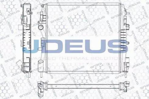 Jdeus RA0230880 - Радиатор, охлаждение двигателя autodnr.net