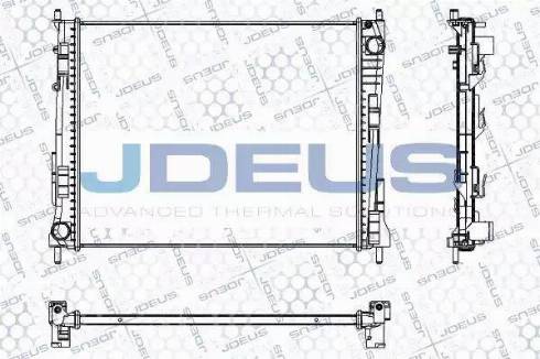 Jdeus RA0230900 - Радіатор, охолодження двигуна autocars.com.ua