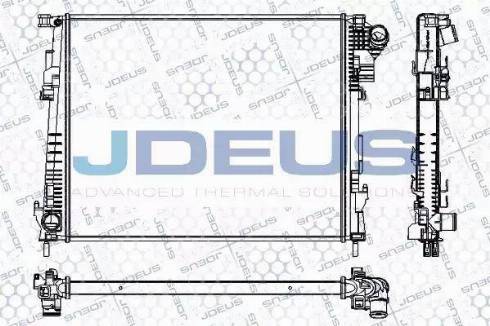 Jdeus RA0230960 - Радіатор, охолодження двигуна autocars.com.ua