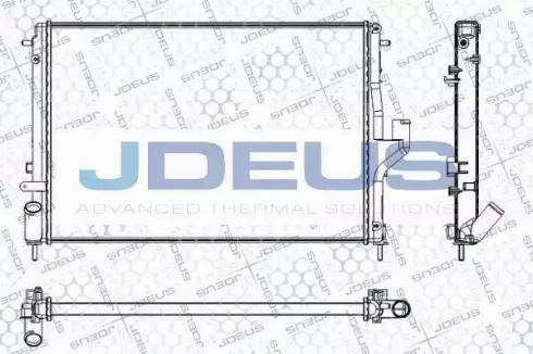 Jdeus RA0231050 - Радиатор, охлаждение двигателя autodnr.net