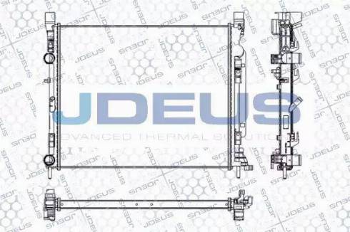 Jdeus RA0231070 - Радіатор, охолодження двигуна autocars.com.ua