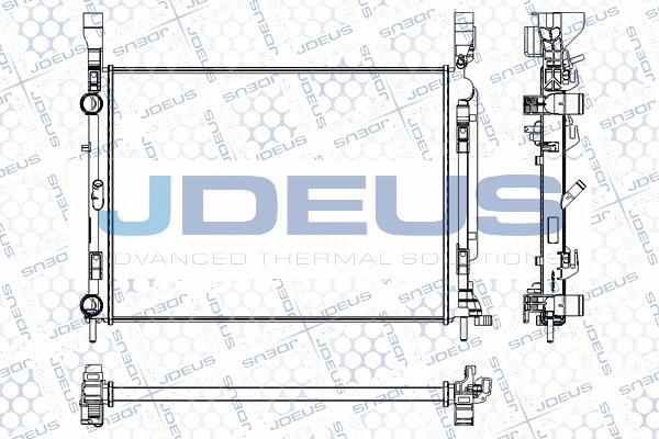 Jdeus RA0231080 - Радіатор, охолодження двигуна autocars.com.ua