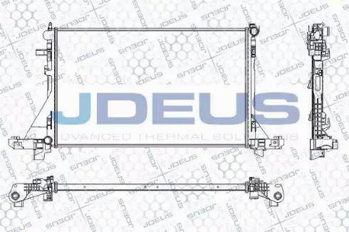Jdeus RA0231110 - Радіатор, охолодження двигуна autocars.com.ua