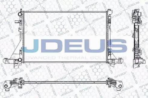 Jdeus RA0231120 - Радіатор, охолодження двигуна autocars.com.ua