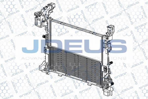 Jdeus RA0231240 - Радіатор, охолодження двигуна autocars.com.ua