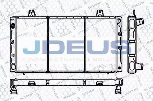 Jdeus RA0240000 - Радіатор, охолодження двигуна autocars.com.ua