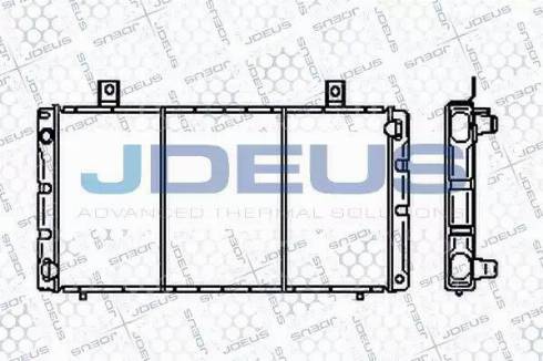 Jdeus RA0240020 - Радіатор, охолодження двигуна autocars.com.ua