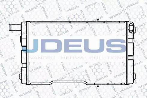 Jdeus RA0240080 - Радіатор, охолодження двигуна autocars.com.ua