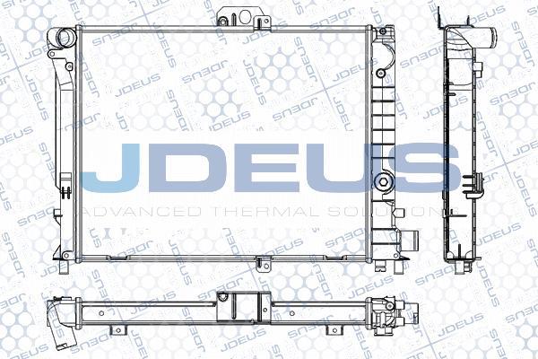 Jdeus RA0240110 - Радіатор, охолодження двигуна autocars.com.ua