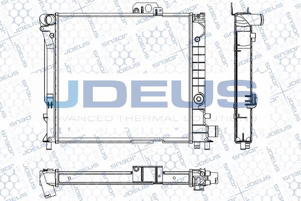 Jdeus RA0240120 - Радіатор, охолодження двигуна autocars.com.ua