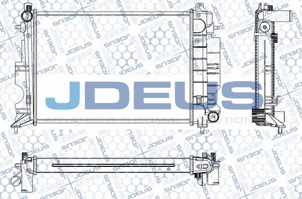 Jdeus RA0240150 - Радиатор, охлаждение двигателя autodnr.net