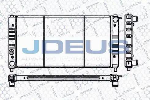 Jdeus RA0250000 - Радіатор, охолодження двигуна autocars.com.ua