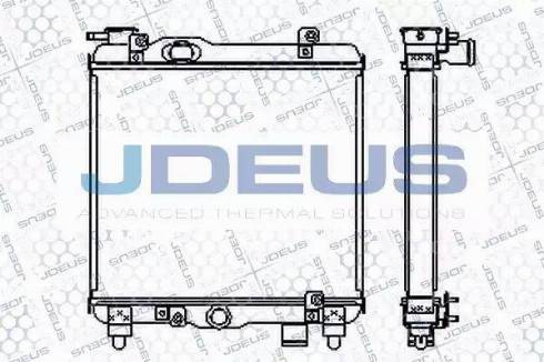 Jdeus RA0250030 - Радіатор, охолодження двигуна autocars.com.ua