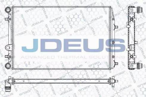 Jdeus RA0250110 - Радіатор, охолодження двигуна autocars.com.ua