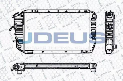 Jdeus RA0260040 - Радіатор, охолодження двигуна autocars.com.ua