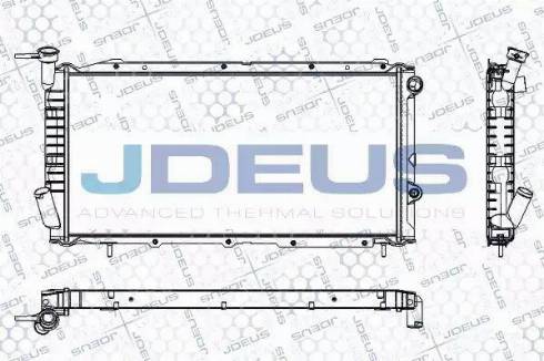 Jdeus RA0260051 - Радіатор, охолодження двигуна autocars.com.ua