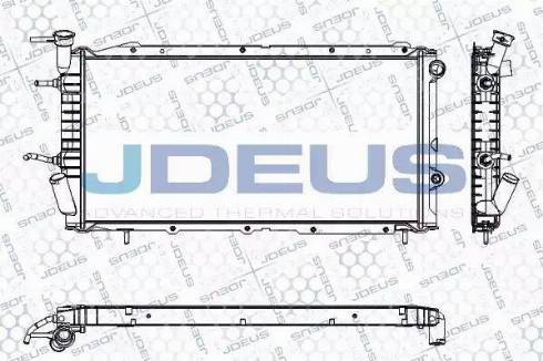 Jdeus RA0260061 - Радіатор, охолодження двигуна autocars.com.ua
