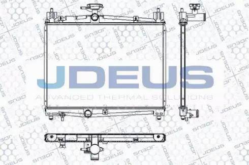 Jdeus RA0280070 - Радіатор, охолодження двигуна autocars.com.ua