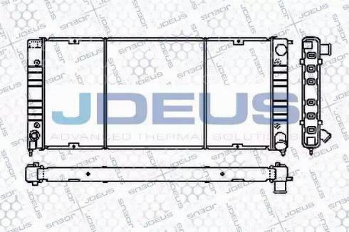 Jdeus RA0300041 - Радіатор, охолодження двигуна autocars.com.ua