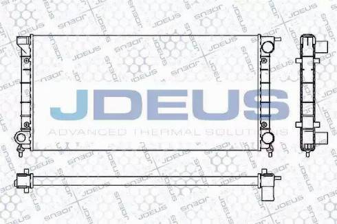 Jdeus RA0300151 - Радіатор, охолодження двигуна autocars.com.ua