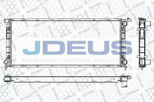 Jdeus RA0300301 - Радіатор, охолодження двигуна autocars.com.ua