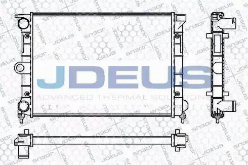 Jdeus RA0300330 - Радіатор, охолодження двигуна autocars.com.ua