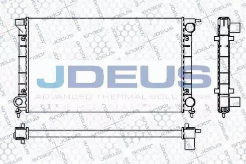 Jdeus RA0300350 - Радиатор, охлаждение двигателя autodnr.net