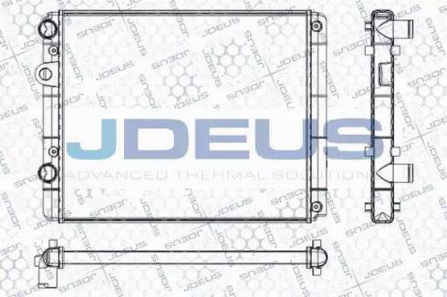 Jdeus RA0300400 - Радіатор, охолодження двигуна autocars.com.ua