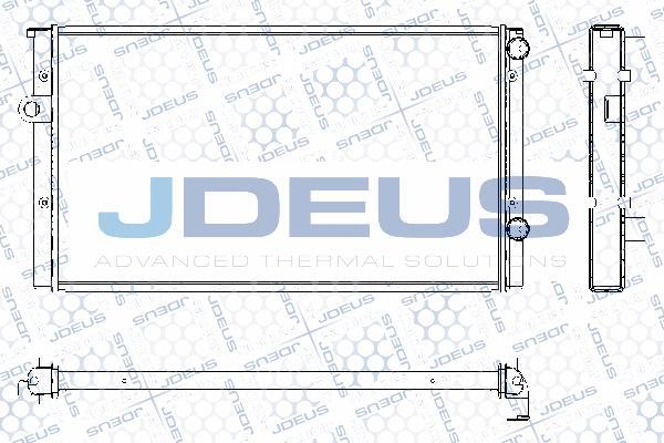 Jdeus RA0300411 - Радіатор, охолодження двигуна autocars.com.ua