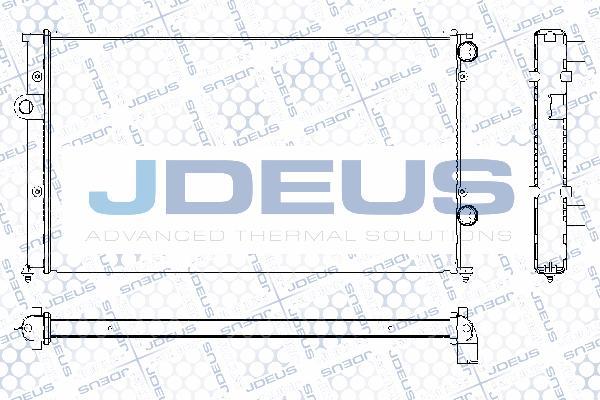 Jdeus RA0300441 - Радіатор, охолодження двигуна autocars.com.ua