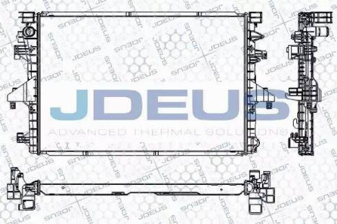 Jdeus RA0300510 - Радиатор, охлаждение двигателя autodnr.net