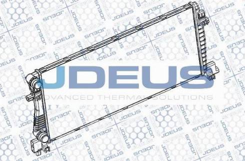 Jdeus RA0300580 - Радіатор, охолодження двигуна autocars.com.ua