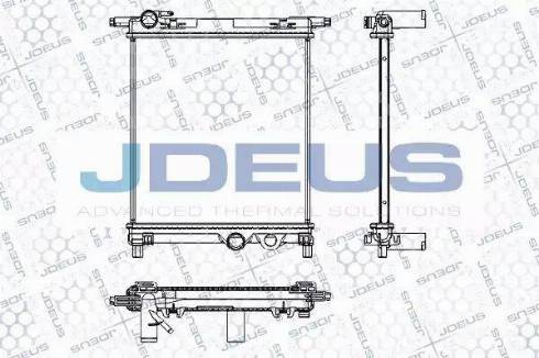 Jdeus RA0300600 - Радіатор, охолодження двигуна autocars.com.ua