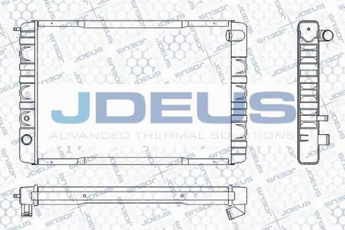 Jdeus RA0310050S - Радиатор, охлаждение двигателя autodnr.net