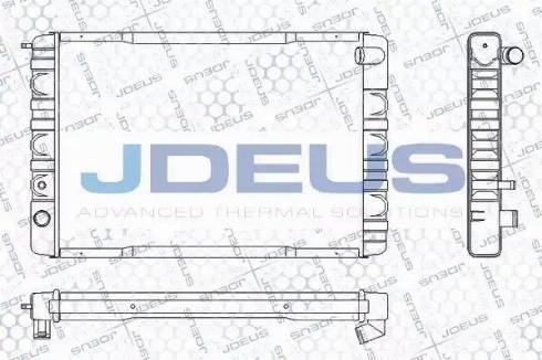 Jdeus RA0310050 - Радиатор, охлаждение двигателя autodnr.net