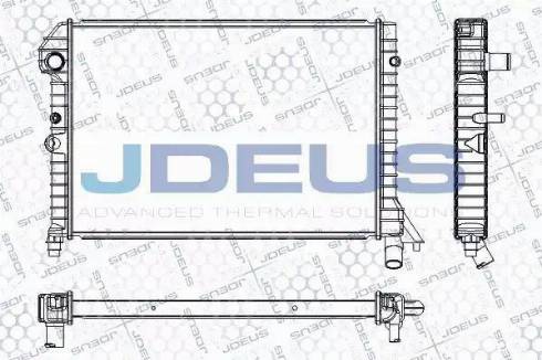 Jdeus RA0310151 - Радіатор, охолодження двигуна autocars.com.ua