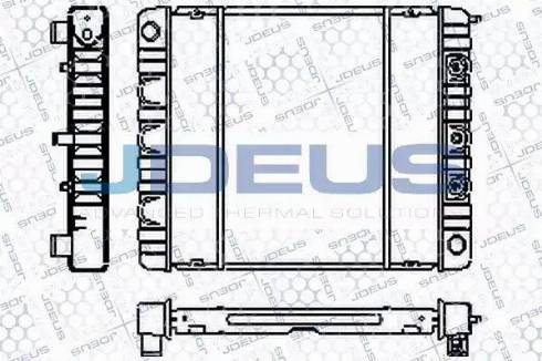 Jdeus RA0310160 - Радіатор, охолодження двигуна autocars.com.ua