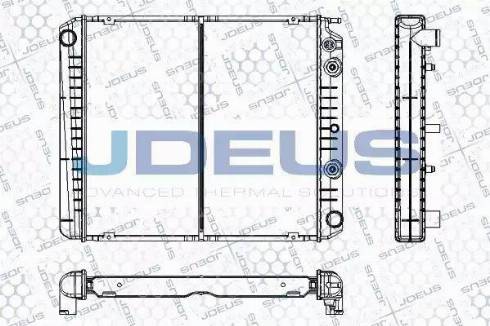 Jdeus RA0310220 - Радіатор, охолодження двигуна autocars.com.ua