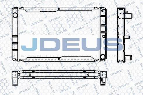 Jdeus RA0310240S - Радіатор, охолодження двигуна autocars.com.ua