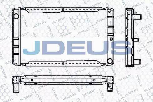 Jdeus RA0310240 - Радіатор, охолодження двигуна autocars.com.ua