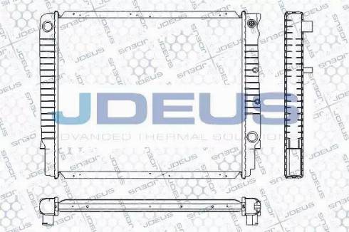 Jdeus RA0310260 - Радіатор, охолодження двигуна autocars.com.ua