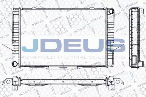 Jdeus RA0310360 - Радіатор, охолодження двигуна autocars.com.ua