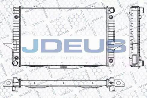 Jdeus RA0310480 - Радіатор, охолодження двигуна autocars.com.ua