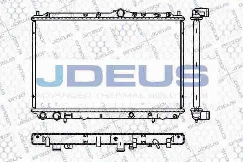 Jdeus RA0310491 - Радиатор, охлаждение двигателя autodnr.net